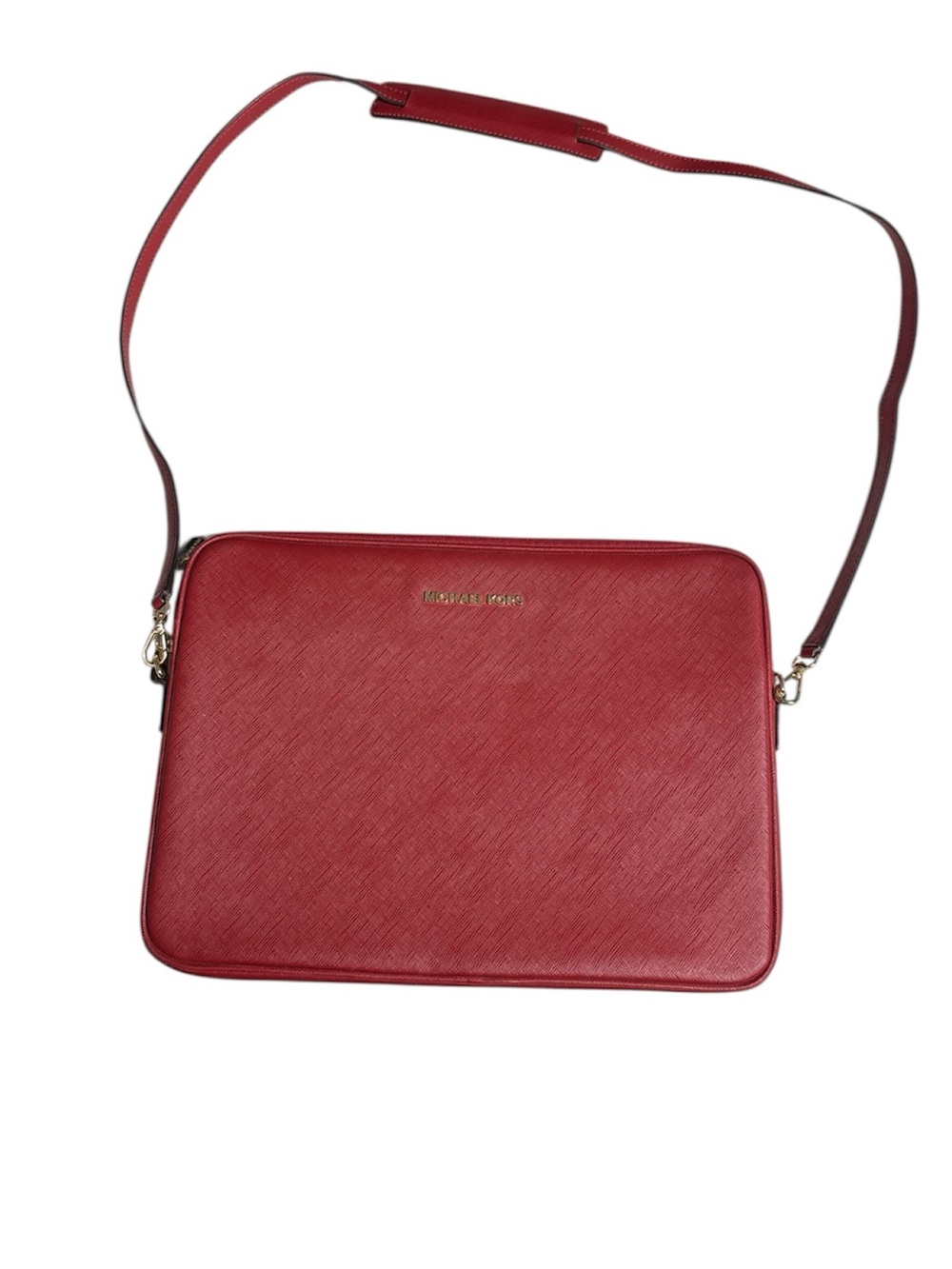Michael Kors Leather Laptop Bag with removable Shoulder Straps